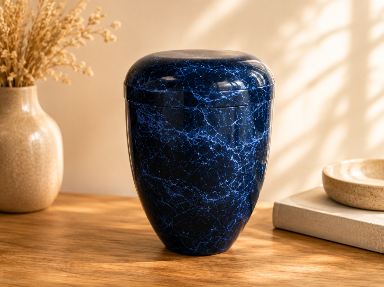 Cinerária azul mármore